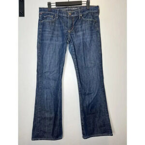 Citizens of Humanity Women’s 31 Dita Petite Boot Cut Jeans Low Rise Blue Denim